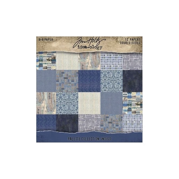 Tim Holtz, Idea-Ology, Palette Collection, 8x8 inch, Indigo- TH94476