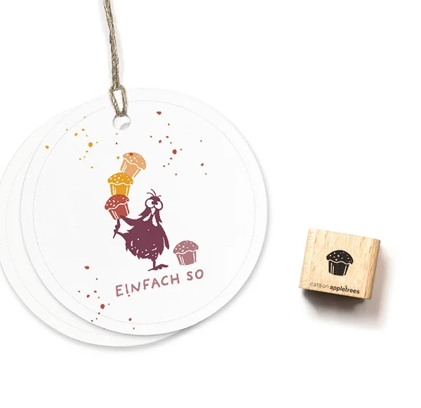 Cats on Appletrees, Ministempel, Muffin/Cupcake