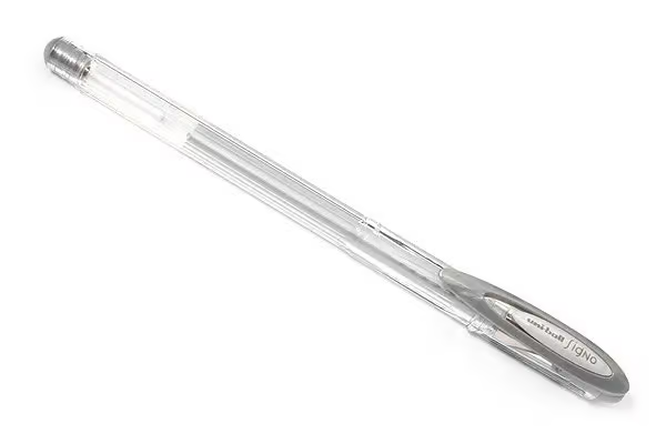 Uni-ball Signo Gelpen, 0,8 mm, Zilver