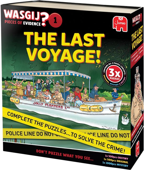 Wasgij, Puzzelset, Pieces of Evidence, The Last Voyage