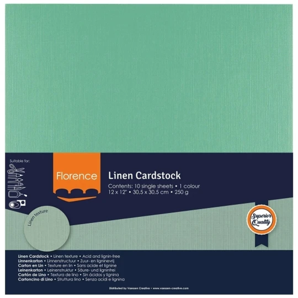 Vaessen Creative, Florence, Linnenkarton, Holly, 30,5 x 30,5 cm - 2822-076