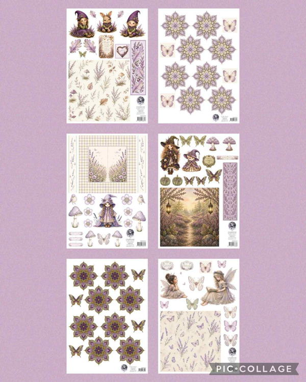 PRE-ORDER  - Fairybells, Lavendel/Heide setje