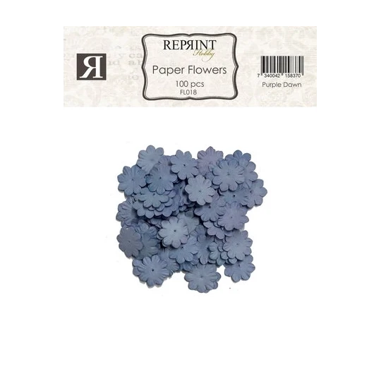 Reprint, Paper Flowers, Purple Dawn, 100 pcs - FL018