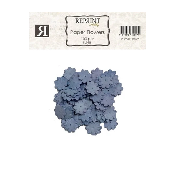 Reprint, Paper Flowers, Purple Dawn, 100 pcs - FL018