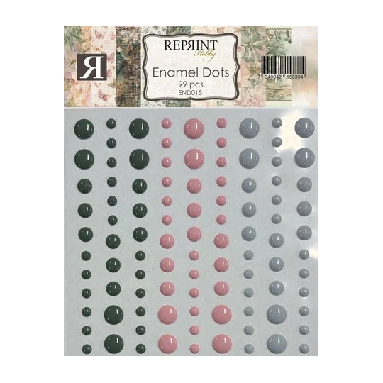 Reprint, Enamel Dots, Hidden Magic, 99 pcs - END015