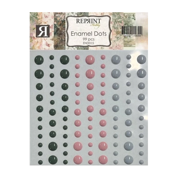 Reprint, Enamel Dots, Hidden Magic, 99 pcs - END015
