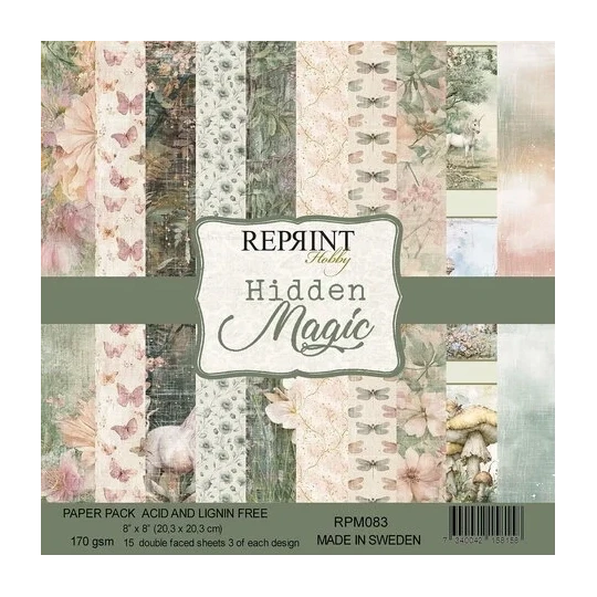 Reprint, Paperpad, Hidden Magic, 8x8 inch - RPM083