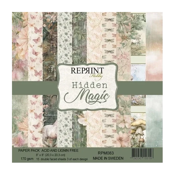 Reprint, Paperpad, Hidden Magic, 8x8 inch - RPM083