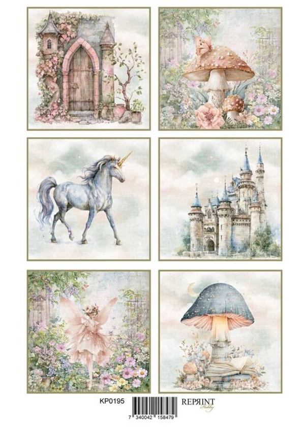 Reprint, A4 CutOuts, Hidden Magic - KP0195