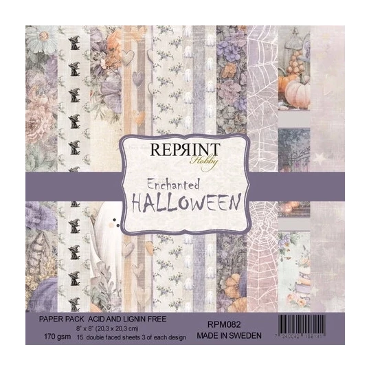 Reprint, Paperpad, Enchanted Halloween, 8x8 inch - RPM082