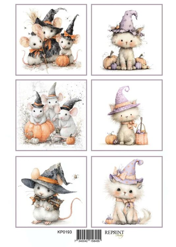 Reprint, A4 CutOuts, Enchanted Halloween - KP0193