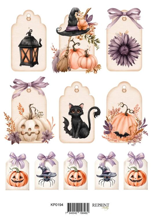 Reprint, A4 CutOuts, Enchanted Halloween - KP0194