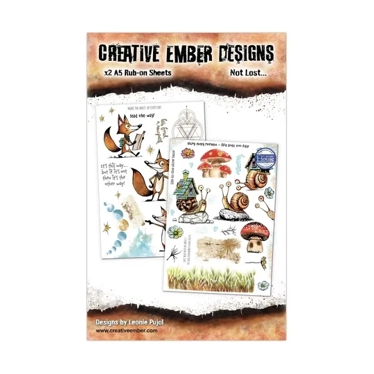 Creative Ember Designs, Rub Ons, Not Lost..., A5 - CEDRO004