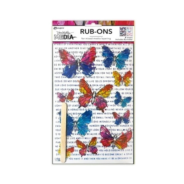 Dina Wakley, Rub-Ons, Flutters - MDA88301