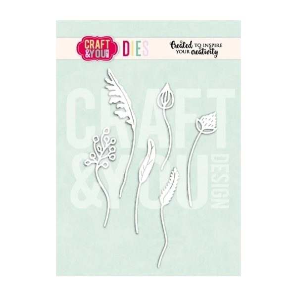 Craft & You, Snijmal, Wildflowers  - CW402