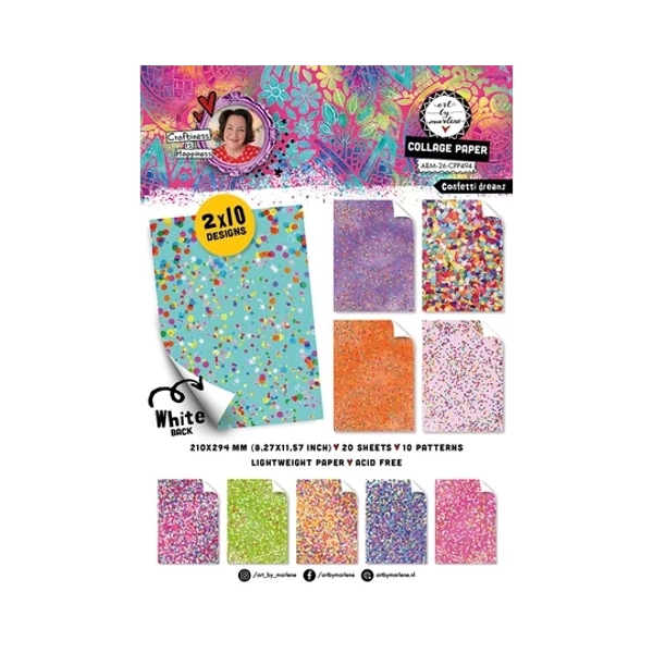 Art by Marlene, Collagepad, Confetti Dreams - ABM-26-CPP494