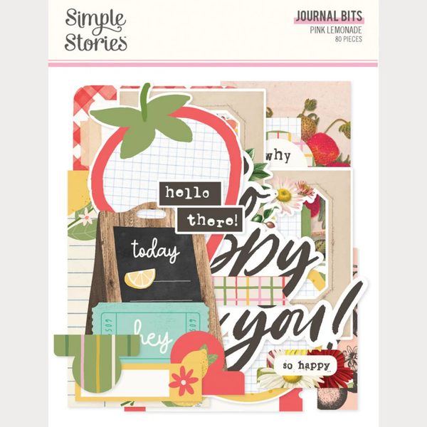 Simple Stories, Journal Bits & Pieces, Pink Lemonade - 26320