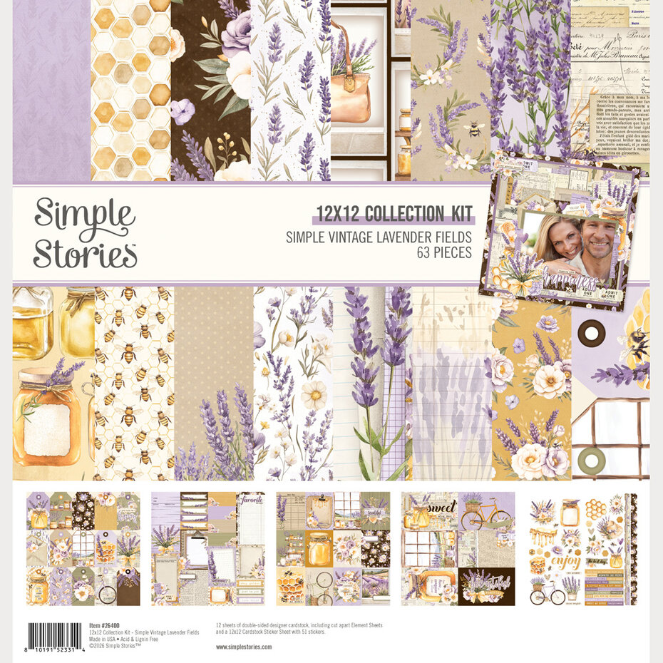 Simple Stories, Collection Kit, Lavender Fields  - 26400