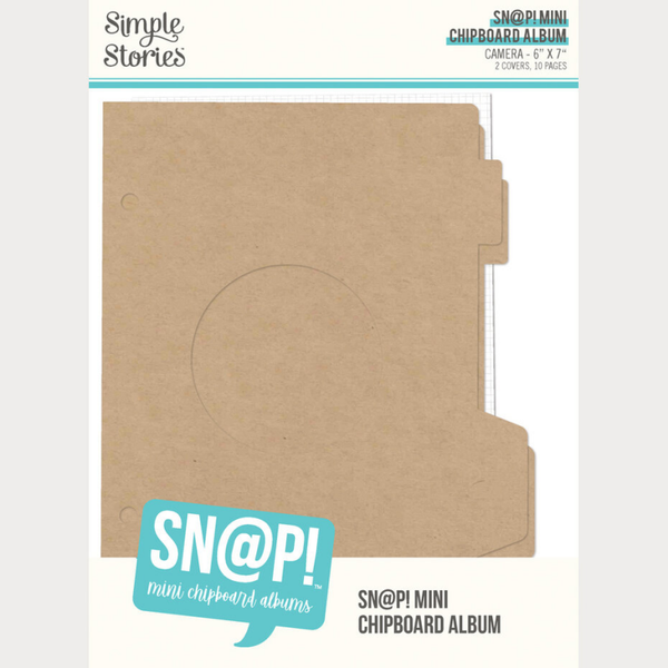 Simple Stories, SN@P!, Mini Chipboard Album, Camera - 13326