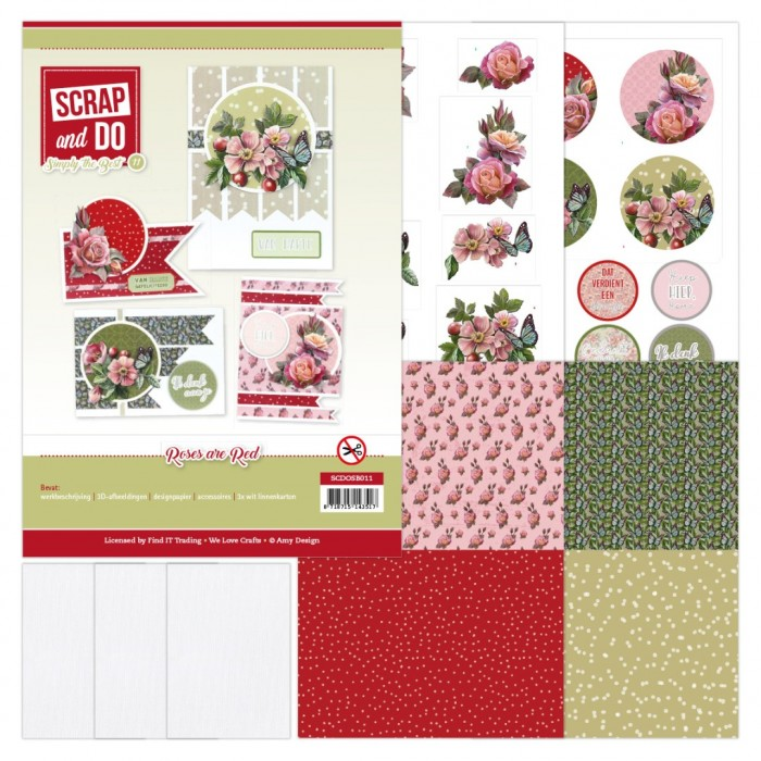 Scrap and Do, Simply the Best 11, Amy Design, Roses are Red - SCDOSB011