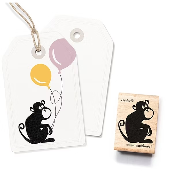 Cats on Appletrees, Stempel, Aap Frederik - 2291