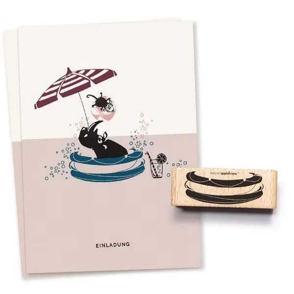 Cats on Appletrees, Stempel, Zwembadje - 27393