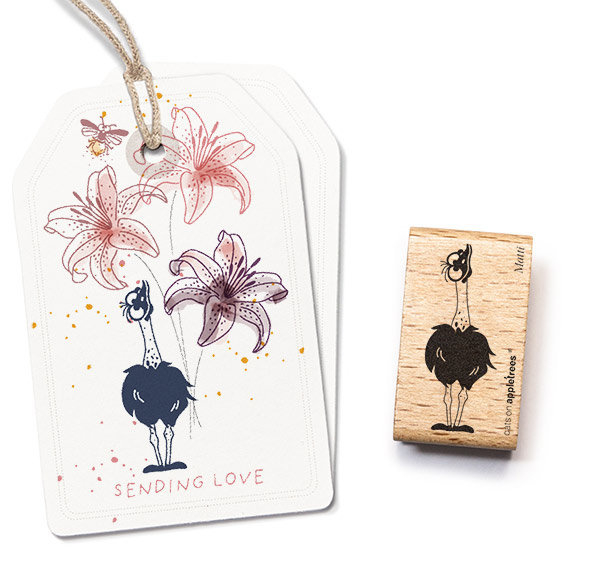 Cats on Appletrees, Stempel, Struisvogel Matti - 28209
