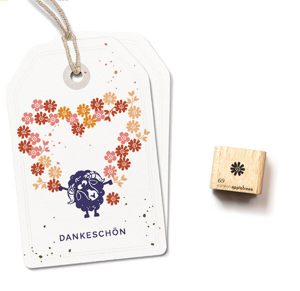 Cats on Appletrees, Ministempel, Bloem 69 - 28403