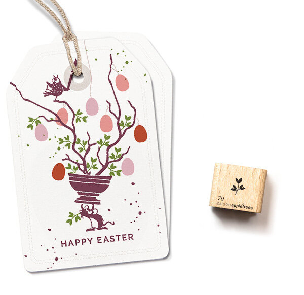 Cats on Appletrees, Ministempel, Bloem 70 - 28404
