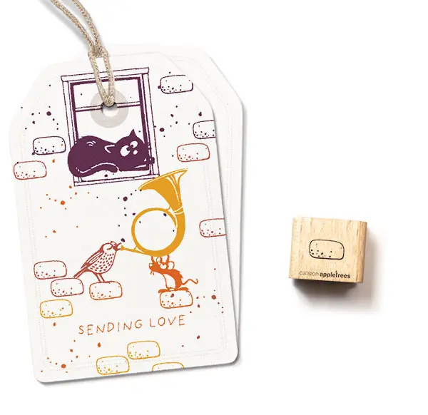 Cats on Appletrees, Ministempel, Steen 3 - 28260