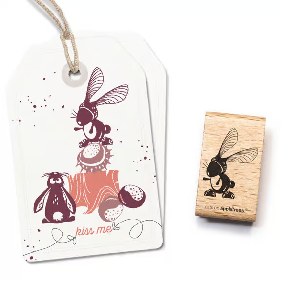 Cats on Appletrees, Stempel, Kastanjekonijn  - 27945