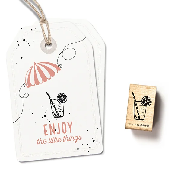 Cats on Appletrees, Stempel, Cocktailglas - 27314