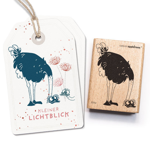 Cats on Appletrees, Stempel, Struisvogel Ebba - 28207