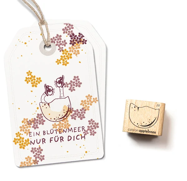 Cats on Appletrees, Stempel, Paas Ei 18, Onderste deel - 28216
