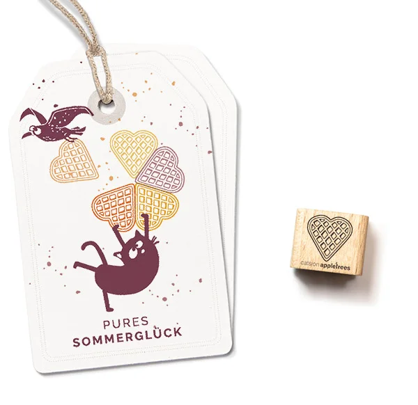 Cats on Appletrees, Ministempel, Hartjes Wafel - 28254