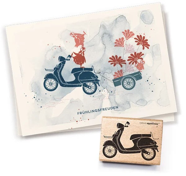 Cats on Appletrees, Stempel, Scooter 4 - 28380