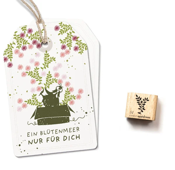 Cats on Appletrees, Ministempel, Plant 51- 28406
