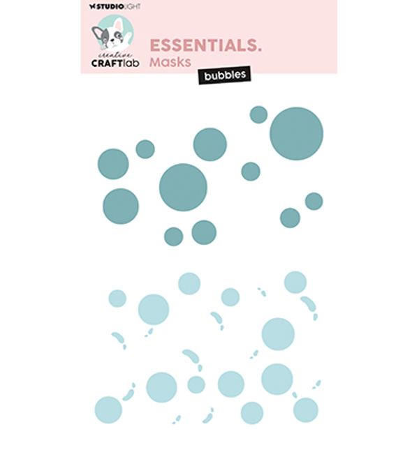 CraftLab, Mask Stencil, Essentials, Bubbles - CCL-ES-MASK354