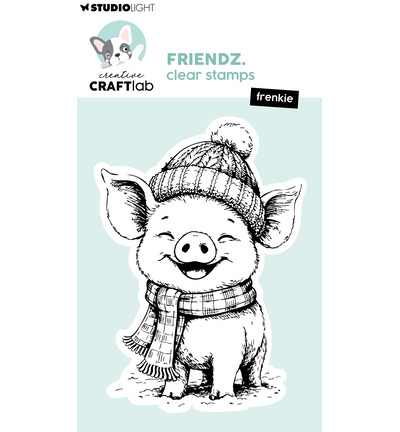 PRE-ORDER - CraftLab, Clear Stamp, Friendz, Frenkie - CCL-FR-STAMP961