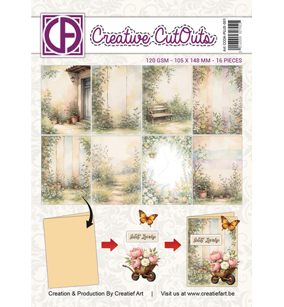 Creative Cutouts, Designpapier, My Happy Little Garden - CCOA-PLUS-001