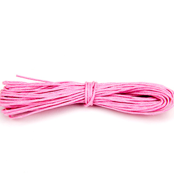 Hobby & Crafting Fun, Waxed Cotton Cord, Pink - 12282-8203