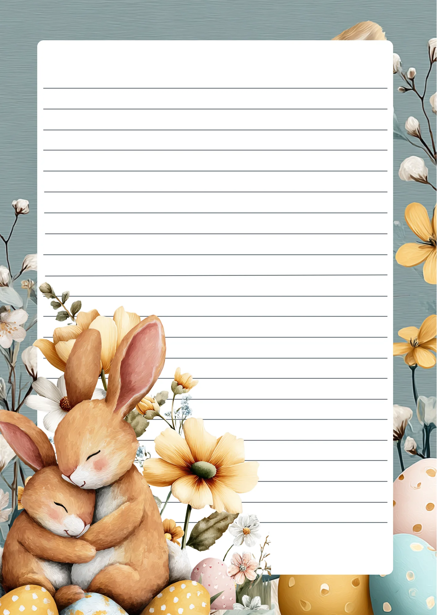 Briefpapier, Easter Hugs