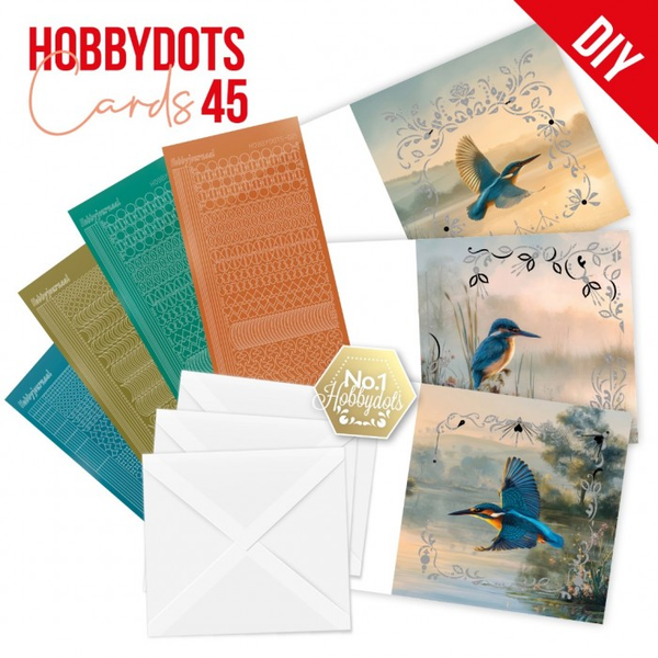 Hobbydots Cards 45, Kingfisher - DODOPP045