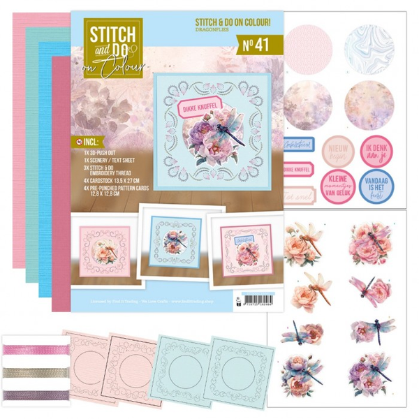 Stitch and Do on Colour 41, Dragonflies - STDOOC10041