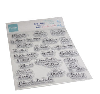 Marianne Design, Clear Stamp, MMM.. lekker - CS1129