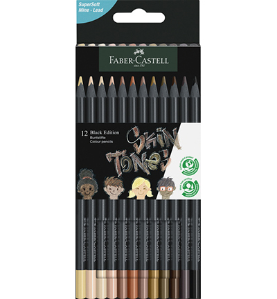 Faber Castell, Black Edition, Skin Tones - FC-116414