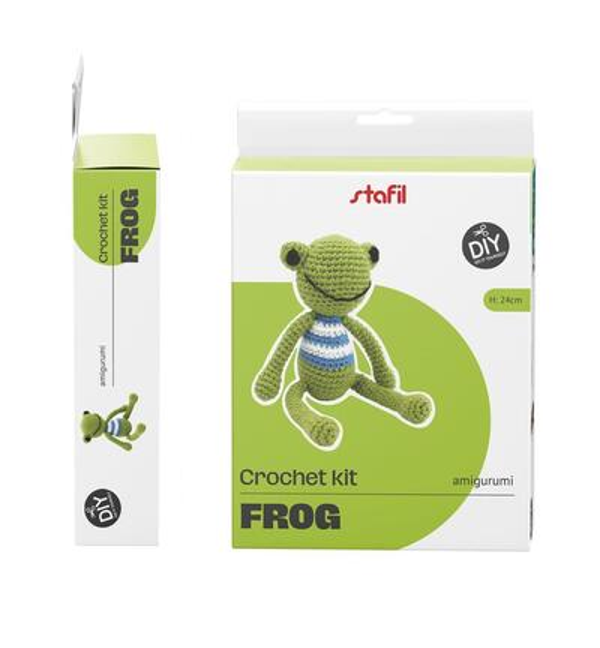 Stafil, Crochet Kit, Frog - 729930-02