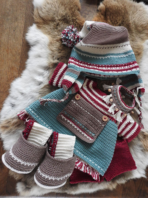 Funny's, XXL Funny Kledingset, Christmas Nordic Girl - 69042/025