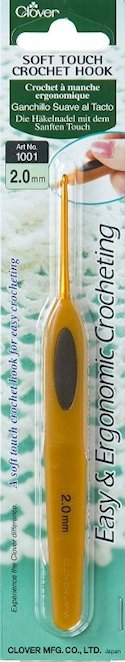 Clover, Soft Touch, Haaknaald, 2,0 mm - 63041/020