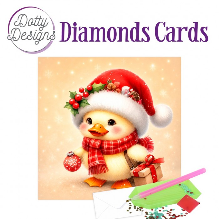 Dotty Designs, Diamond Cards, Ducky Christmas - DDDC1234